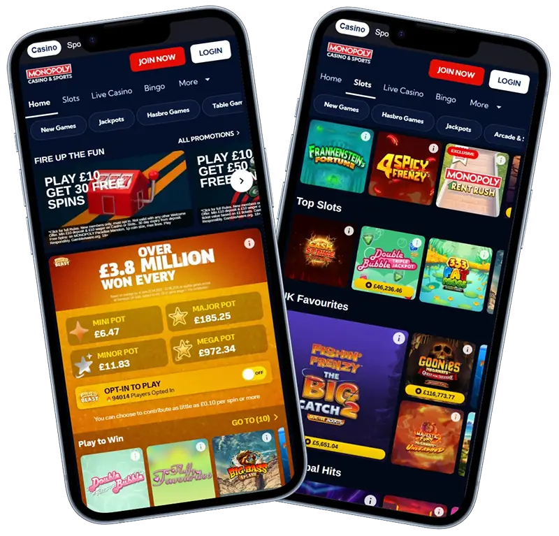 Monopoly casino mobile version